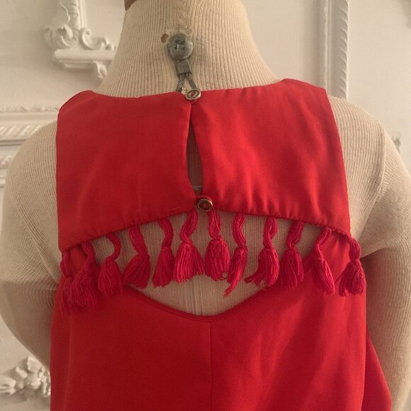 GB Girls. Size Small. Romper with Fringe Accent. Elastic Waist. B58 - Picture 7 of 7